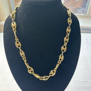 Elegant Mariner Gold Chain Necklace 24”